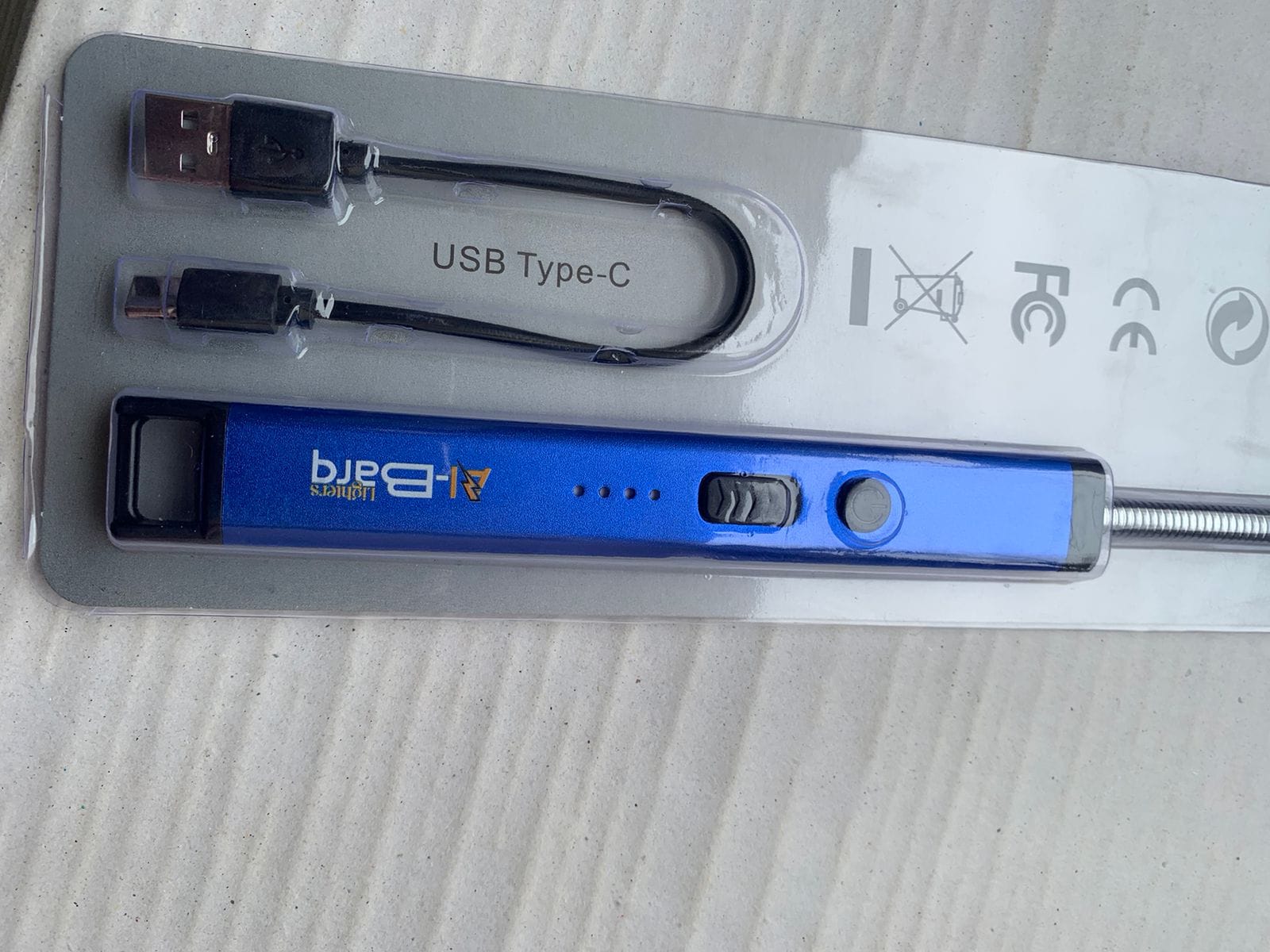 blue electric lighter pack